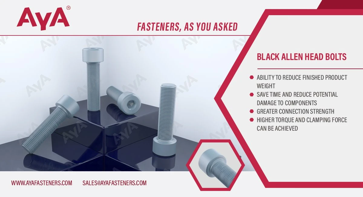 Black Allen Head Bolts-advantages